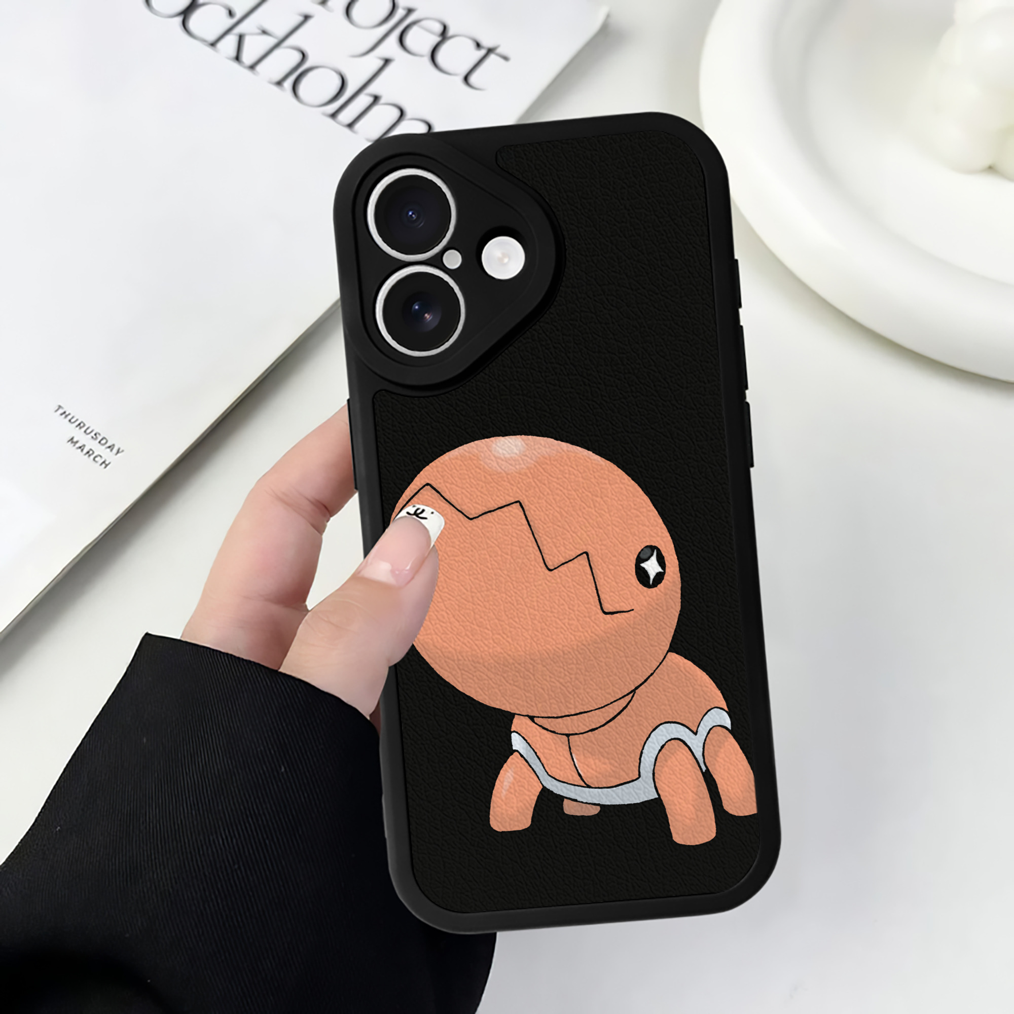 （画像用） ポケットモンスター Pokémon 【iPhone 16シリーズ対応】シリコンスマホケース（レザー調） 材質：シリコン